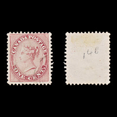 9515: Canada SG30 2x 1c Deep Rose 1859 Sc#14b Used C£80, view 1