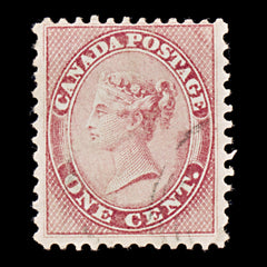 9515: Canada SG30 2x 1c Deep Rose 1859 Sc#14b Used C£80, view 2