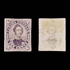 9517: Canada SG34 Imperf Proof 1859 Used C£15000, view 1
