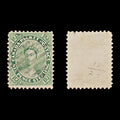 9519: Canada SG39 12½c Yellow green 1859 Sc#18 Used C£80