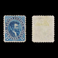9520: Canada SG42 2x 17½c Deep blue 1859 Sc#19 Mi15a Used C£110