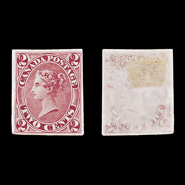 9521: Canada SG45a Proof on Thin Paer 1864 Sc#20b Used C£3500