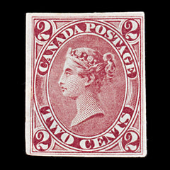 9521: Canada SG45a Proof on Thin Paer 1864 Sc#20b Used C£3500, view 2