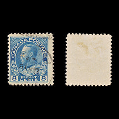 9523: Canada SG252 8c Blue 1925 Sc#115 Mi111 Used C£11, view 1