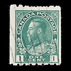 9524: Canada SG224a 1c Dark green 1913 Sc#123 Mi92bC Used C£50, view 2