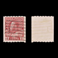 9525: Canada SG224b 2c Carmine 1913 Sc#124 Mi93bC Used C£50