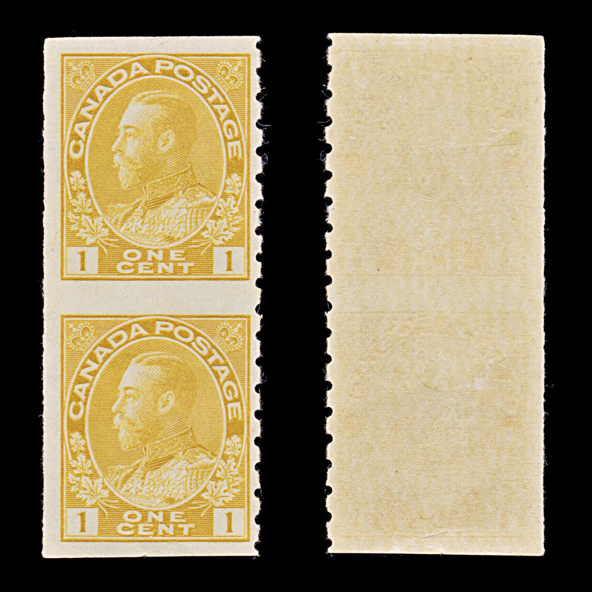 9526: Canada SG256 Die I. Vert. Imperf 1922 Sc#126b Mint MLH C£180