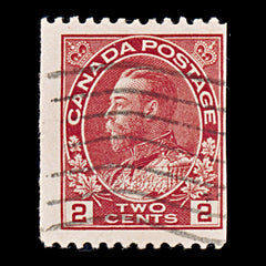 9528: Canada SG218 2c Rose carmine 1915 Sc#132 Mi93aC Used C£26, view 2