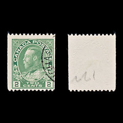 9529: Canada SG262 2c Deep green 1924 Sc#133 Mi106C Used C£65, view 1