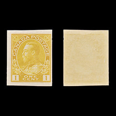 9530: Canada SG259 1c Yellow 1924 Sc#136 Mi105B Mint MVLH C£25, view 1