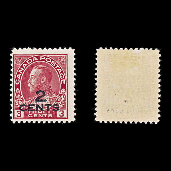 9534: Canada SG265 2c Carmine 1926 Sc#140 Mi117 Mint MH C£20