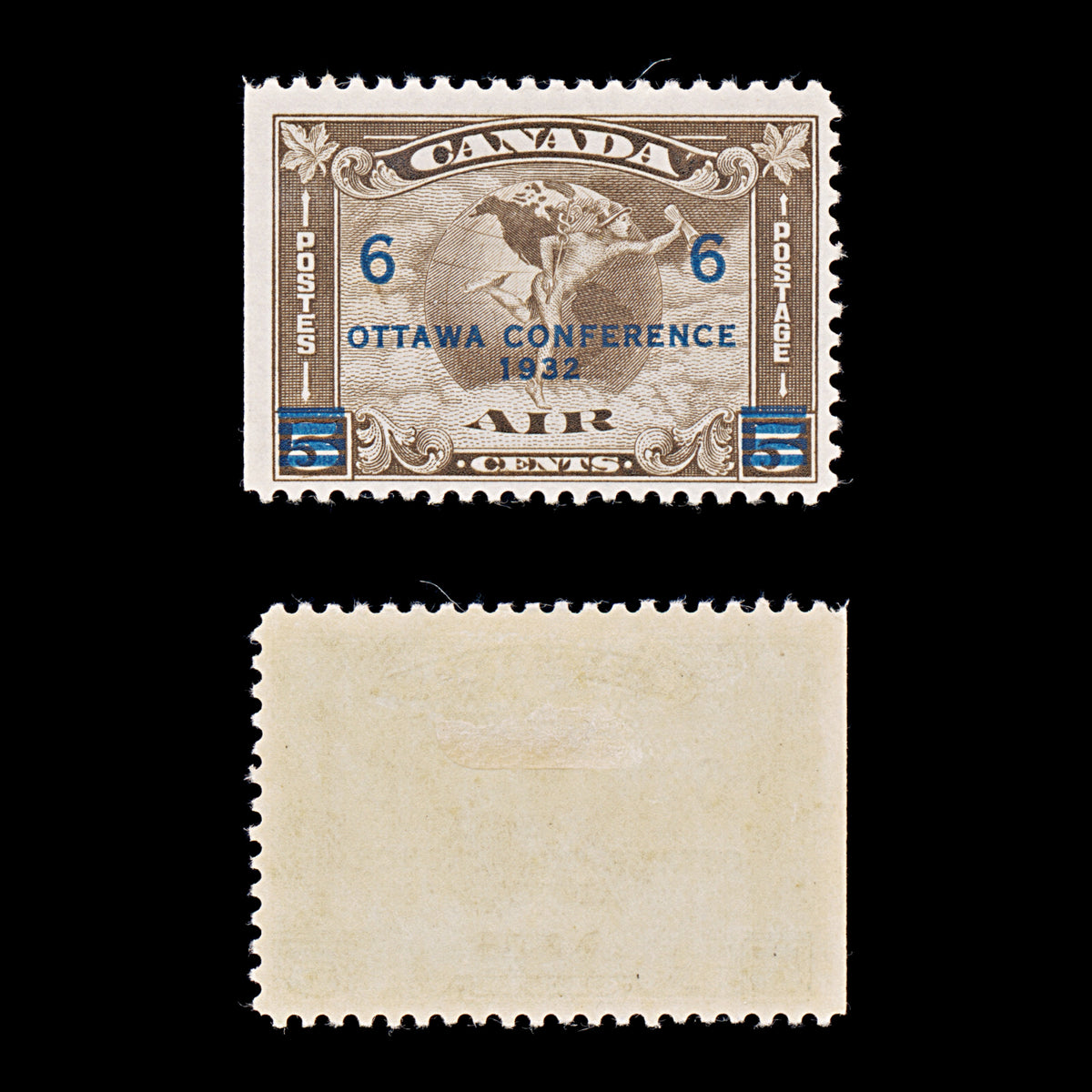 9536: Canada SG318 6c Deep brown 1932 Sc#C4 Mi170 Mint MLH C£16