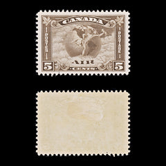 9537: Canada SG310 5c Deep brown 1930 Sc#C2 Mi157 Mint MH C£26, view 1