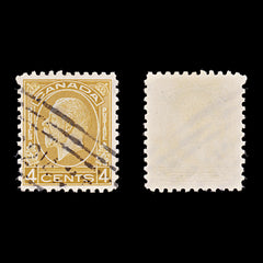 9538: Canada SG322 4c Yellow brown 1932 Sc#198 Mi165 Used C£15, view 1