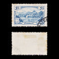 9553: Switzerland SG336 5F Blue 1930 Sc#206 Mi227 Used C£15