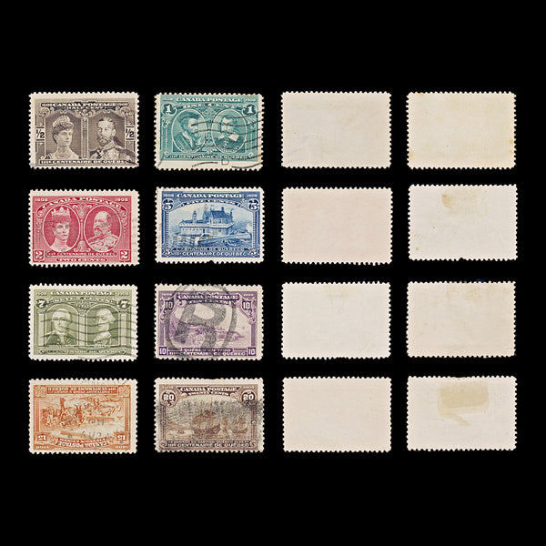 9567: Canada SG188-195 Set of 8 1908 Sc#96-103 Mi84-91 Used C£375