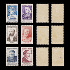 9569: France SG1215-1220 Set of 6 1954 Sc#B285-B290 Mi1015-1020 Mint MLH C£230, view 1
