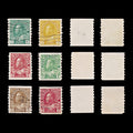 9574: Canada SG258-220 Imp x 8 Set of 6 1923 Sc#130-125ii Mi107D-92bD Used C£44
