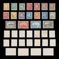 9579: Canada SG288-303 Set of 18 + Shades 1930 Sc#162-177 Mi139A-155 Used C£100