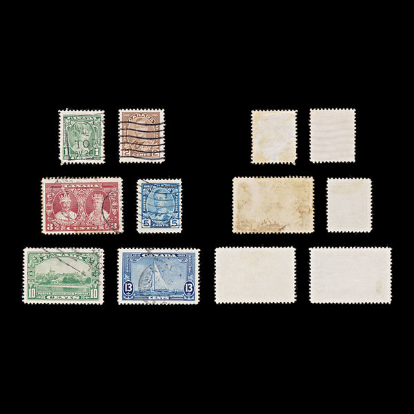 9582: Canada SG335-340 Set of 6 1935 Sc#211-216 Mi178-183 Used C£33