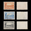 9583: Australia SG147a-149a Set of 3 1934 Sc#142a-144a Mi120C-122C Used C£30