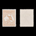 9585: Australia SG8 5d Chestnut 1913 Sc#7 Mi10IIX Mint MNH C£90