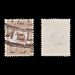 9586: Australia SG12 2s Brown 1913 Sc#11 Mi14IIX Used C£85, view 1