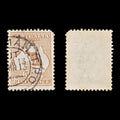 9587: Australia SG8 5d Chestnut 1913 Sc#7 Mi10IIX Used C£48