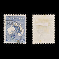 9588: Australia SG4 2½d Indigo 1913 Sc#4 Mi7IIX Used C£24
