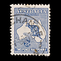 9588: Australia SG4 2½d Indigo 1913 Sc#4 Mi7IIX Used C£24, view 2