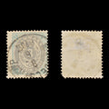 9604: Denmark SG50 3ore Dull ultramarine &  Grey 1875 Sc#25 Mi22IYAb Used C£43