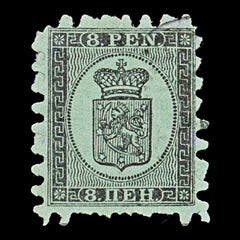 9606: Finland SG46 8p Black 1867 Sc#7f Mi6Cx Used C£140, view 2