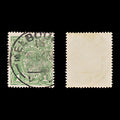 9609: Australia SG83 1d Sage green 1924 Sc#64 Mi67 Used C£11