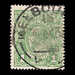 9609: Australia SG83 1d Sage green 1924 Sc#64 Mi67 Used C£11, view 2