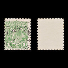 9610: Australia SG83 1d Sage green 1924 Sc#64 Mi67 Used C£11, view 1