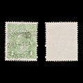 9611: Australia SG82 1d Sage green 1924 Sc#62 Mi56X Used C£11