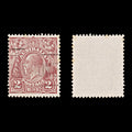 9619: Australia SG98 2d Red Brown 1928 Sc#70 Mi73XC Used C£10
