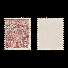 9619: Australia SG98 2d Red Brown 1928 Sc#70 Mi73XC Used C£10, view 1