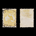 9627: Australia SG6a 4d Orange yellow 1913 Mi9IIXb Used C£85