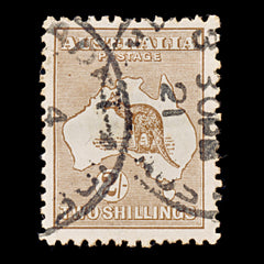 9636: Australia SG41 2s Brown 1916 Sc#52 Mi48XIIa Used C£14, view 2