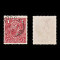 9637: Australia SG47hw 1d Scarlet 1916 Used C£25