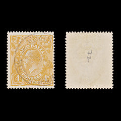 9638: Australia SG22A-22D 4d Shades 1915 Used C£35, view 3