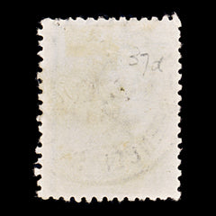 9640: Australia SG37d 3d Yellow olive 1915 Sc#47a Mi43XII Used C£55, view 3