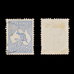 9641: Australia SG38a 6d Ultramarine 1915 Sc#48a Used C£1800, view 1