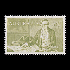 9645: Australia SG357 7s6d Olive green 1964 Sc#376 Mi333 Mint MNH C£17, view 2