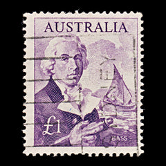 9647: Australia SG359 £1 Purple 1964 Sc#378 Mi335a Used C£16, view 2