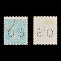9652: Australia SGO111 1s4d Turquoise 1928 Sc#OB76 MiD70C Used C£42