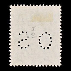 9652: Australia SGO111 1s4d Turquoise 1928 Sc#OB76 MiD70C Used C£42, view 3
