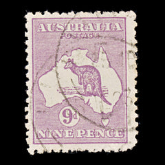 9653: Australia SG27 9d Violet 1915 Sc#41 Mi24IIX Used C£48, view 2