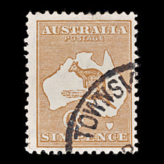 9654: Australia SG132 6d Chestnut 1932 Sc#121 Mi104 Used C£42, view 2